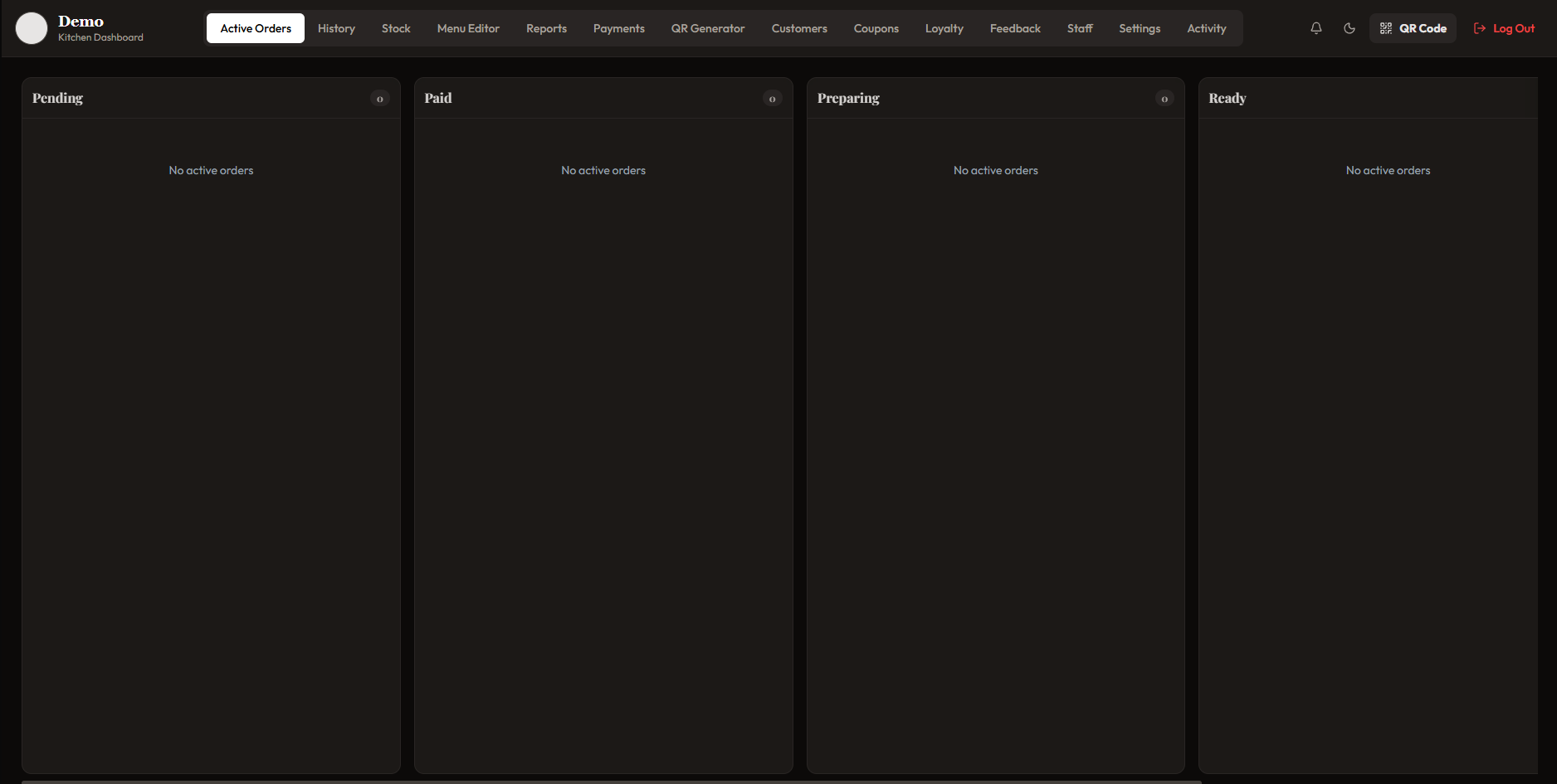 ScanNosh Dashboard